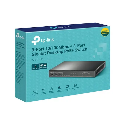 Комутатор мережевий TP-Link TL-SL1311P - фото 6