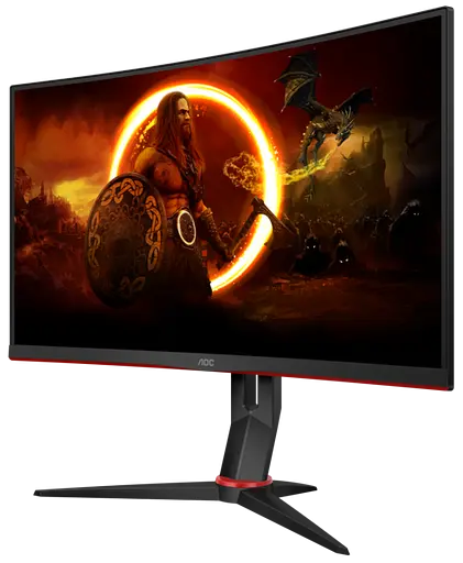 Монiтор 27" AOC C27G2Z3/BK Black/Red - фото 3