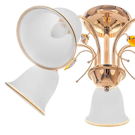 Люстра стельова Brille E27 60W G (LK-581C/5) - фото 5