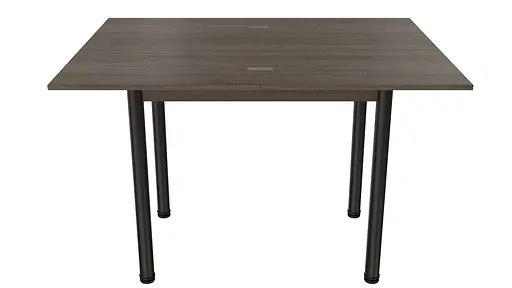 Розкладний обідній стіл трансформер Берта Ferrum-decor 750x1400x900 Чорний метал ДСП Дуб Сонома Трюфель 16 мм (FRD-105182) - фото 5