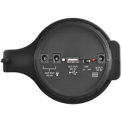 Фонарь станция Luxury YJ-1902T 5W+22SMD 2 лампы + Powerbank + solar + ЗУ220В (3 режима) - фото 7