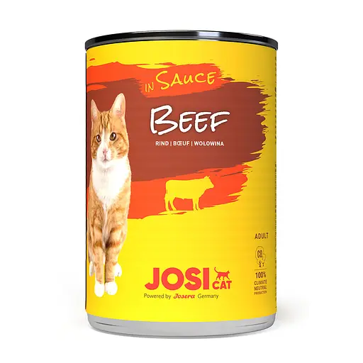 Влажный корм Josera Josi Cat кусочки в соусе с говядиной 415 г - фото 1
