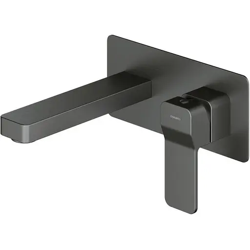 Змішувач для раковини Omnires Slide прихованого монтажу graphite (SL7715GR) - фото 1