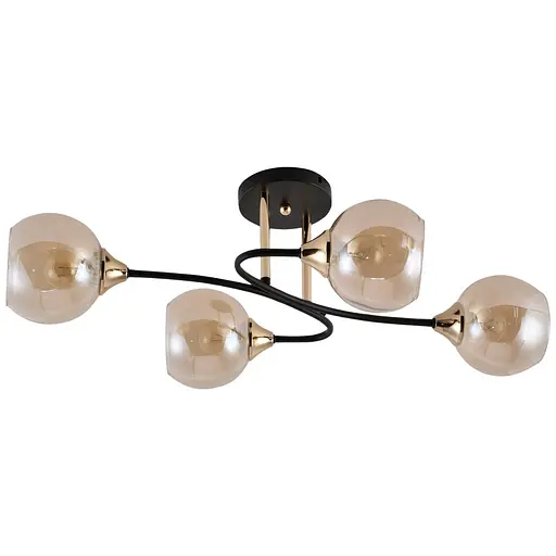 Люстра декоративна V XA1498/4 BK+FGD - фото 2