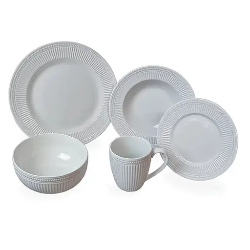 Тарілка глибока Vittora Венера VT-P-1220VE 22 см (147182) - фото 4