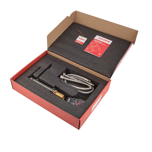 Змішувач для умивальника Koer KB-10028-07 KR5292 Графит - фото 6