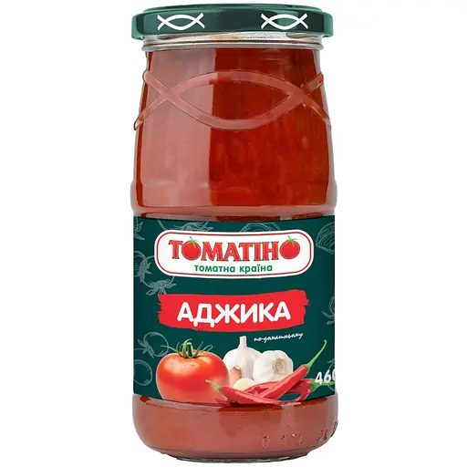 Уцінка. Соус Томатіно Аджика по-домашньому 460 г х 3 шт. - фото 1
