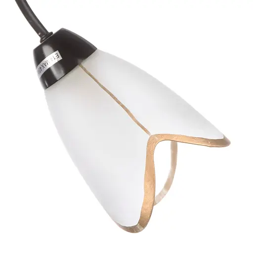 Люстра стельова Brille флористика E14 40W BR (LK-403C/3) - фото 2