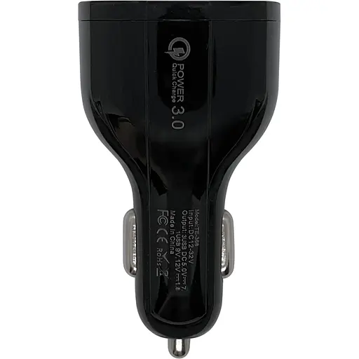 Автомобільний зарядний пристрій XON UniLink Type-C 15W PD15 + QC3.0 + 5V/3.1A Black (5060948063425) - фото 7