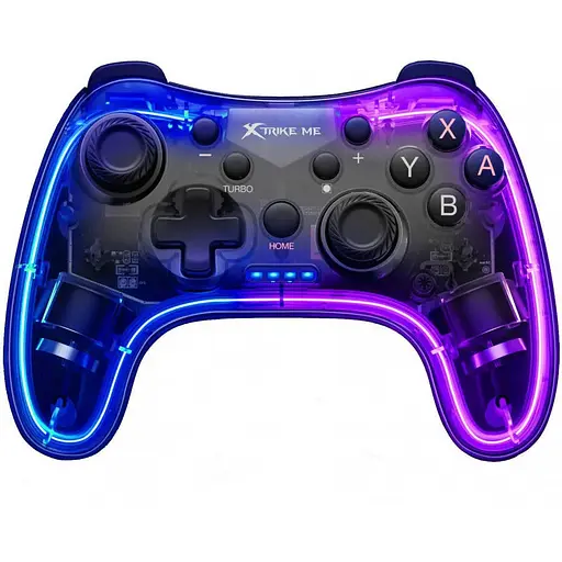 Беспроводной геймпад XTRIKE ME GP-52 с подсветкой Bluetooth Android iOS Play Station 3/4 Nintendo - фото 1
