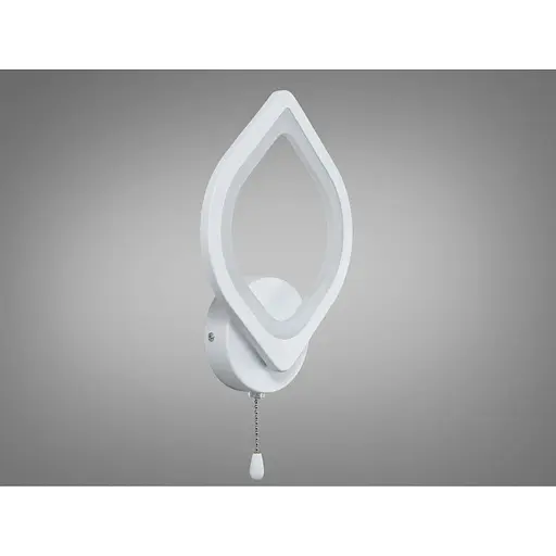 Настінний приліжковий світильник Romin LED потужністю 17 Вт білий - фото 1