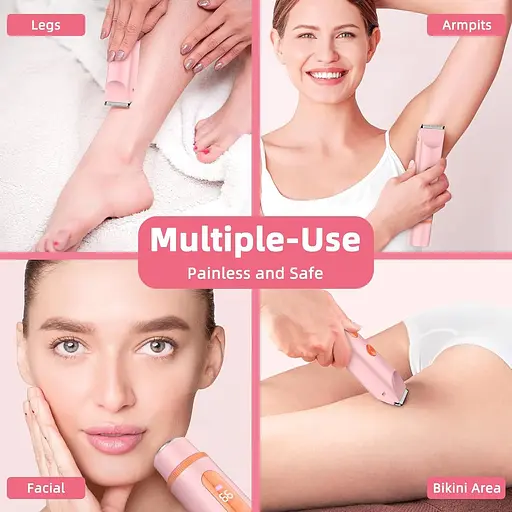 Бритва Женская бритва 2-в-1 Электрическая для тела Лобка и нос Интимная бритва для женщин - фото 7