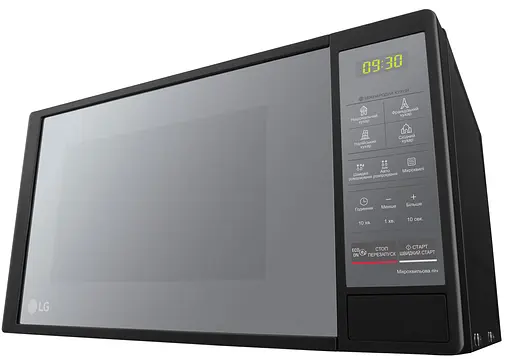Мікрохвильова піч LG 20л електронне керування 700Вт дисплей чорний - фото 5
