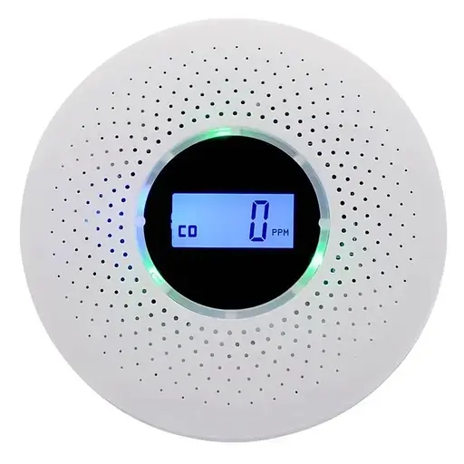 Комбинированный датчик Nectronix 512COM 2 в 1 угарного газа + датчик дыма с сиреной