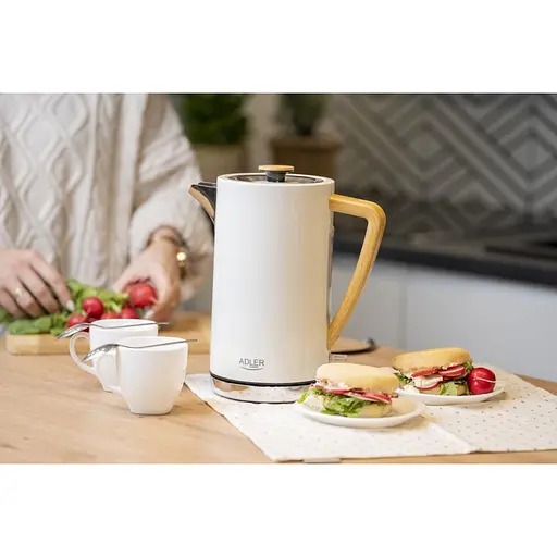 Электрочайник Adler AD 1347 White - фото 9