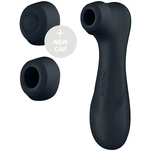 Вакуумный клиторальный стимулятор Satisfyer Pro 2 Generation 3 with Liquid Air (Bluetooth) Темно-серый - фото 4