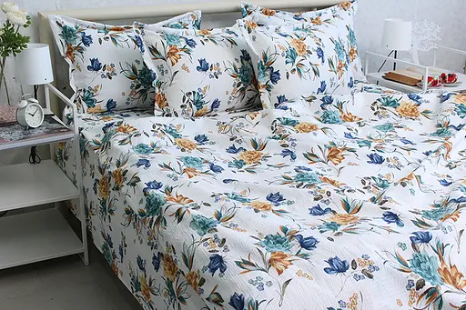 Комплект постільної білизни TAG Tekstil Євро 000267644 (Ranforce Gofre RG-01) - фото 3