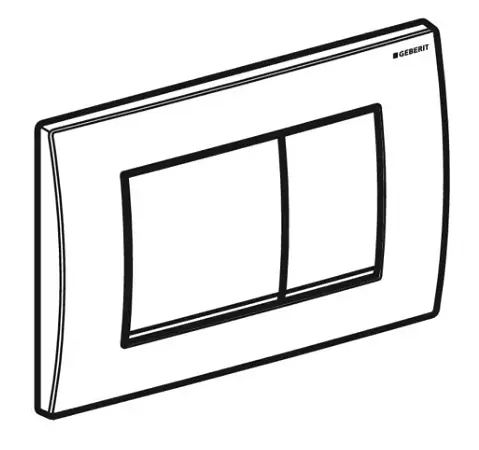 Клавіша змиву Geberit Delta30 хром матовий 115.137.46.1 - фото 4