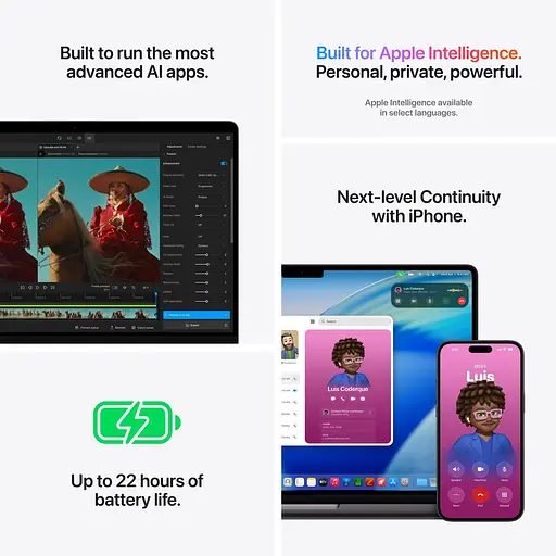 Ноутбук Apple 14.2 MacBook Pro / M5 Pro/24GB/2TB/UMA/MacOS/Space Black (MJLW4UA/A) - фото 6