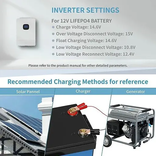 Аккумулятор Kepworth LiFePO4 12V 12.8V/300Ah/3840Wh (KW-12-300) [125495] - фото 3