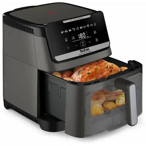 Мультипіч Tefal Easy Fry Silence XXL 1800 Вт темно-сіра (EY846HE0) - фото 3