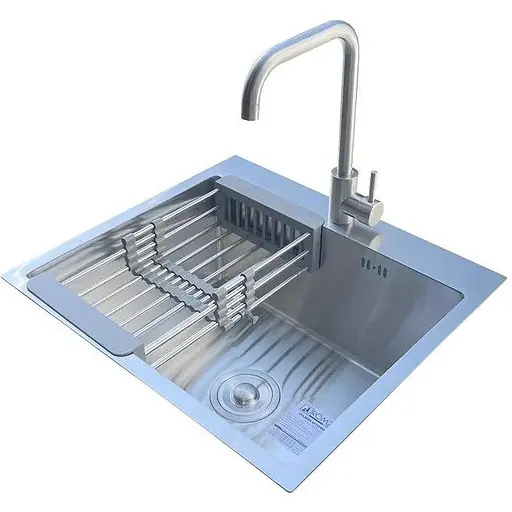 Комплект мийка + змішувач Romzha Arta U-490 (B) - фото 1