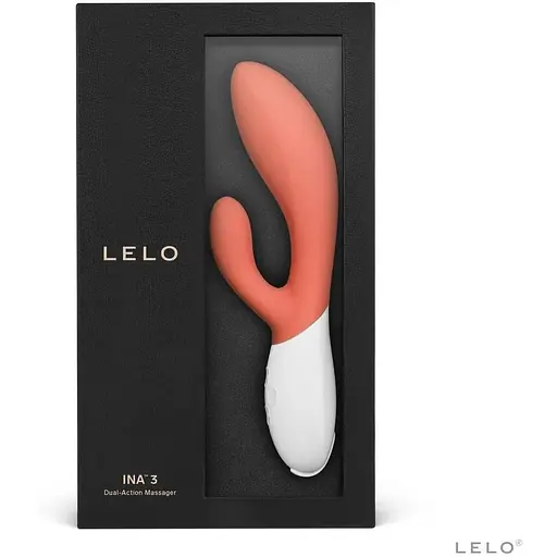 Вібратор-кролик Lelo Ina 3 Coral 10 режимів вібрації - фото 3