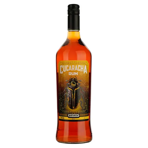 Уцінка. Алкогольний напій Cucaracha Rum Banana 35% 1 л 