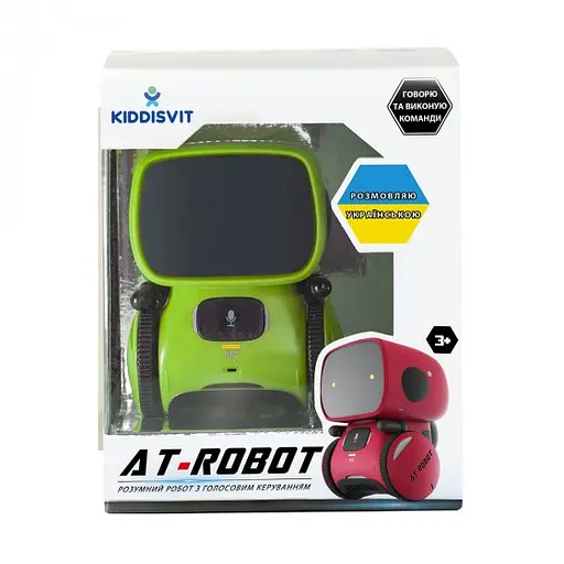 Робот інтерактивний із голосовим керуванням, AT-ROBOT, зелений, AT001-02 - фото 3