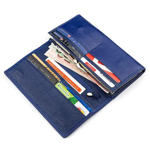 Жіночий шкіряний гаманець (S6001B) Boston 18.5х9.5х3 см acs0015661 - фото 3