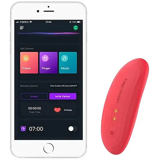 Вібратор у трусики Magic Motion Nyx 8.8 см червоний