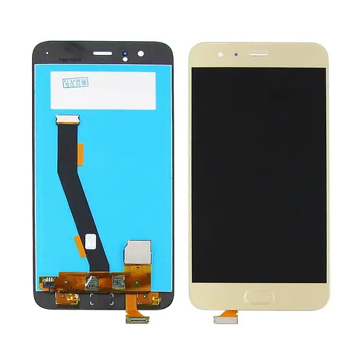 Дисплей для Xiaomi Mi6 с золотистым тачскрином - фото 1