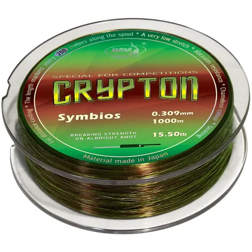 Волосінь Katran Crypton Sy мbios 1000 м (neon/brown) 0.309 мм 15.5 lb/7.03 кг