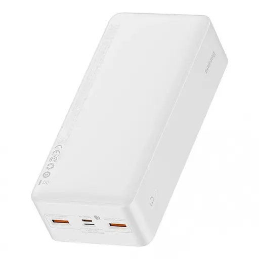 Зарядний акумулятор Baseus Bipow Digital Display 30000mAh 20W PPBD050402 (Білий) - фото 3