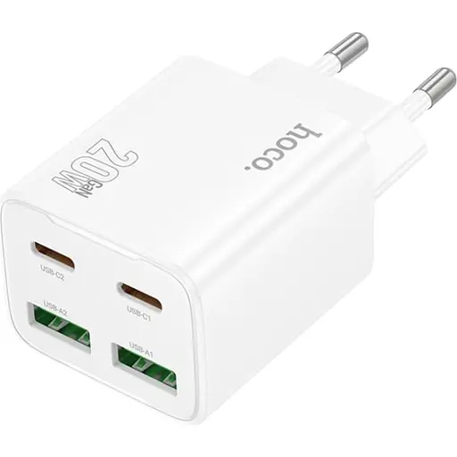 Сетевое зарядное устройство Hoco N55 Fundador 20W White [125144]