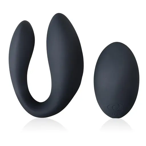 Вібратор для пари INTY Toys Switch 8.5 см (чорний) - фото 2