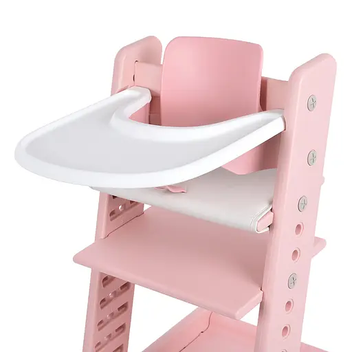 Стул для кормления ME 1101 STAGE экокожа Pink  - фото 3