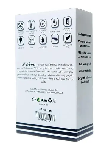 Вагінальні кульки Boss Remote Control Tighten Vibrating Egg 8 см (рожевий) - фото 9