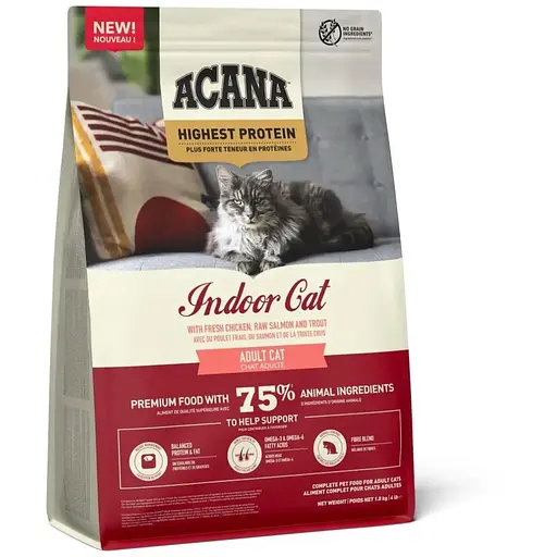 Сухой корм для кошек ACANA Highest Protein Indoor 1,8 кг (0064992723972) - фото 2