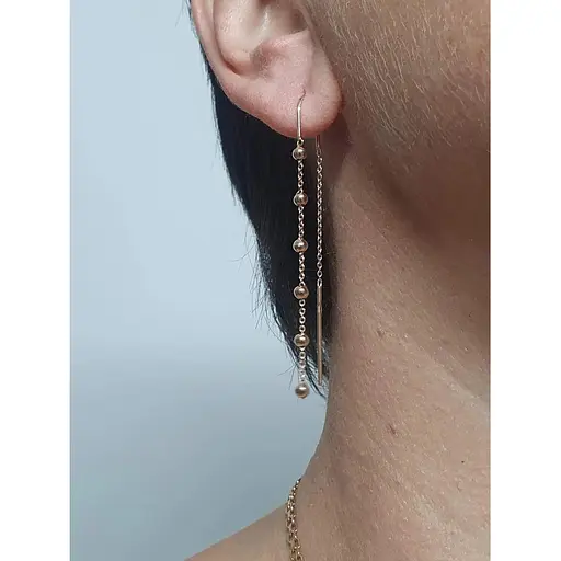 Золоті сережки Tango. 580123 - фото 2