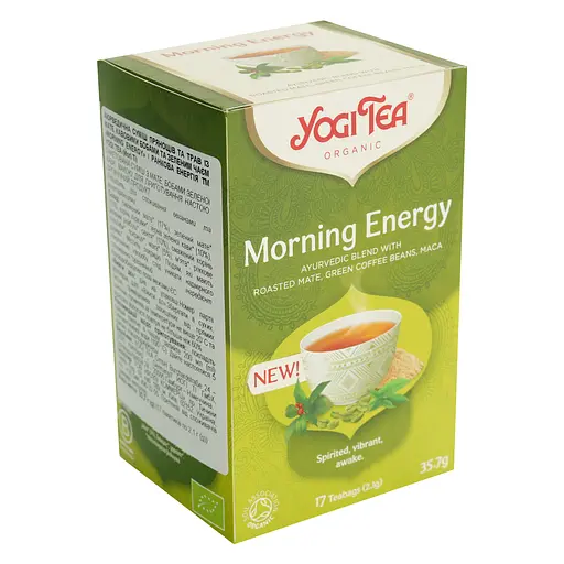 Смесь травяная Yogi Tea Morning Energy органическая (17 шт. х 2.1 г) - фото 2