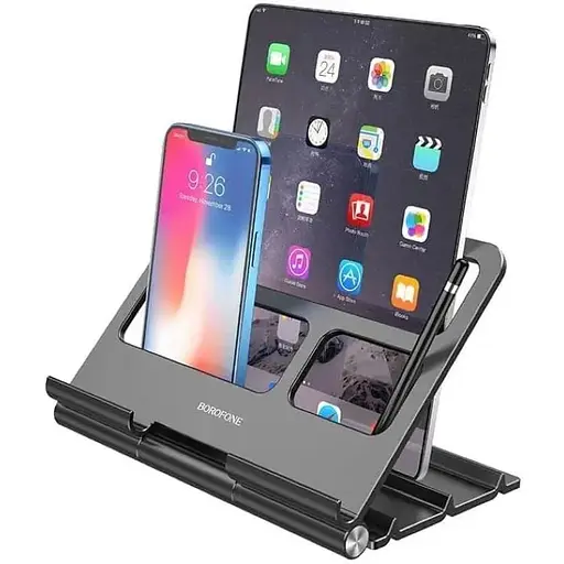Тримач підставка Borofone BH58 Titan folding flat stand настільна - фото 1