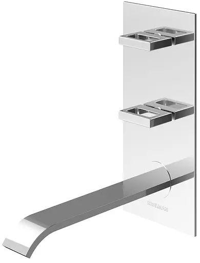 Смеситель для умывальника Kohlman Nexen-S chrome + BOX скрытого монтажа SQW196U Хром - фото 1