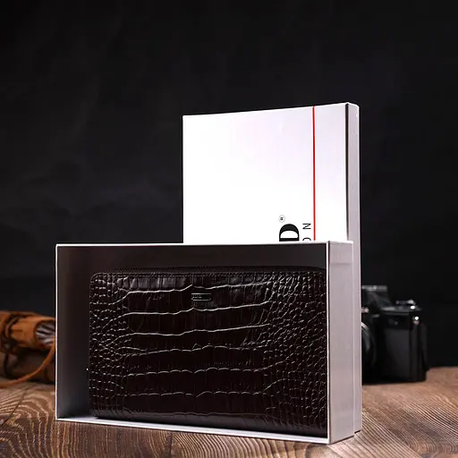 Шкіряна чоловіча сумка Bond 21х11,5х2 см sum0023564 - фото 8