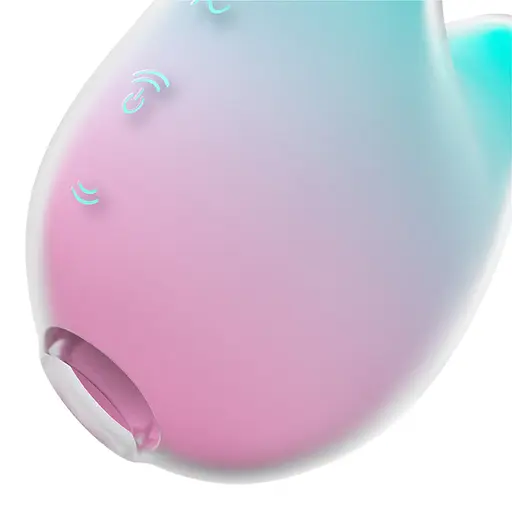 Вакуумний стимулятор клітора з вібрацією Satisfyer Mermaid Vibes м'ятний - фото 8