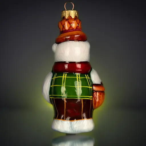 Ялинкова прикраса Різдвяні історії Міша франт грибник скло (4820001045857) - фото 4