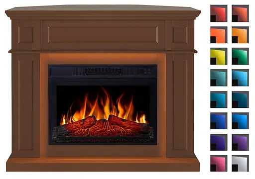 Електрокамін ArtiFlame Linz AF23S коричневий - фото 8