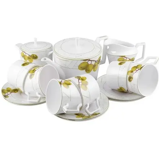 Чайний сервіз на 6 персон 15 предметів, Хелен NP120SETTEA