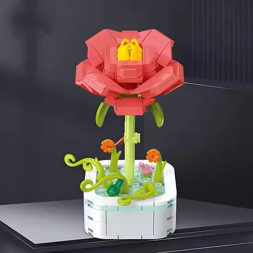 3D конструктор Flowers Ранункулюс на 118 деталей (25-105) - фото 5