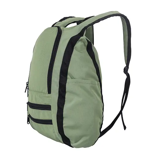 Рюкзак-антивор OOLOO Капля 45х27х14 см, салатовый 2414 - фото 2